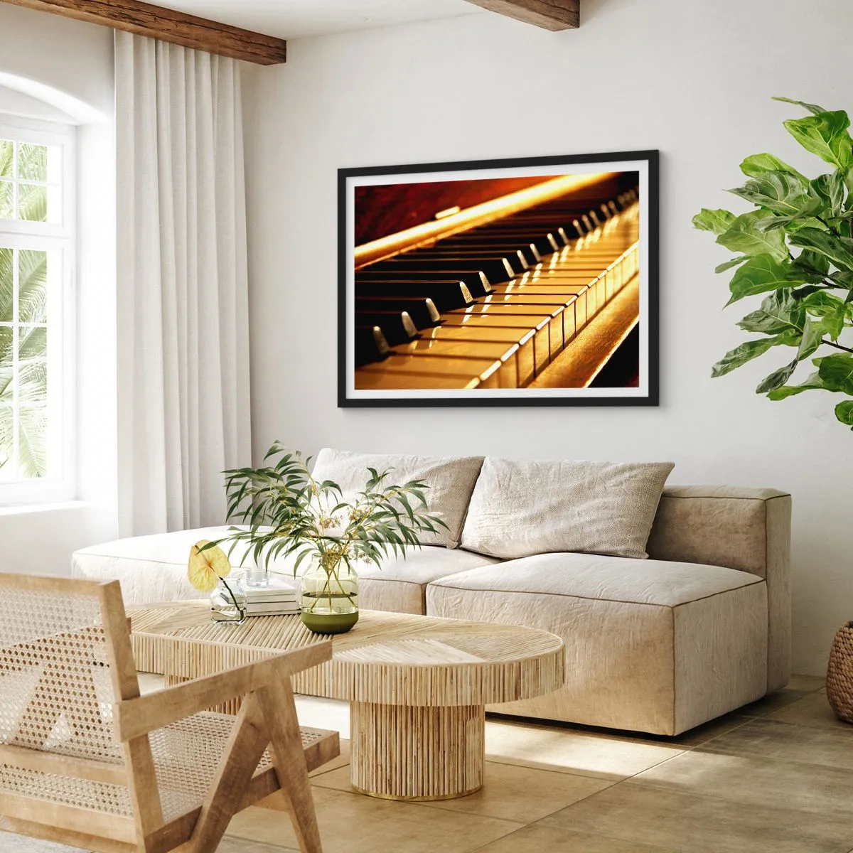 Poster în ramă neagră - Posibilități nelimitate - 50x40 cm