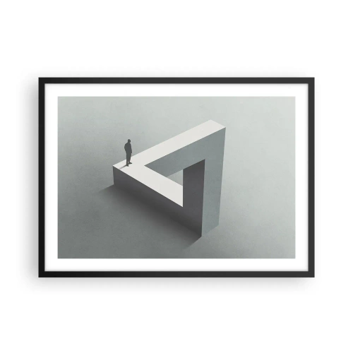 Poster în ramă neagră - Și totuși este posibil - 70x50 cm