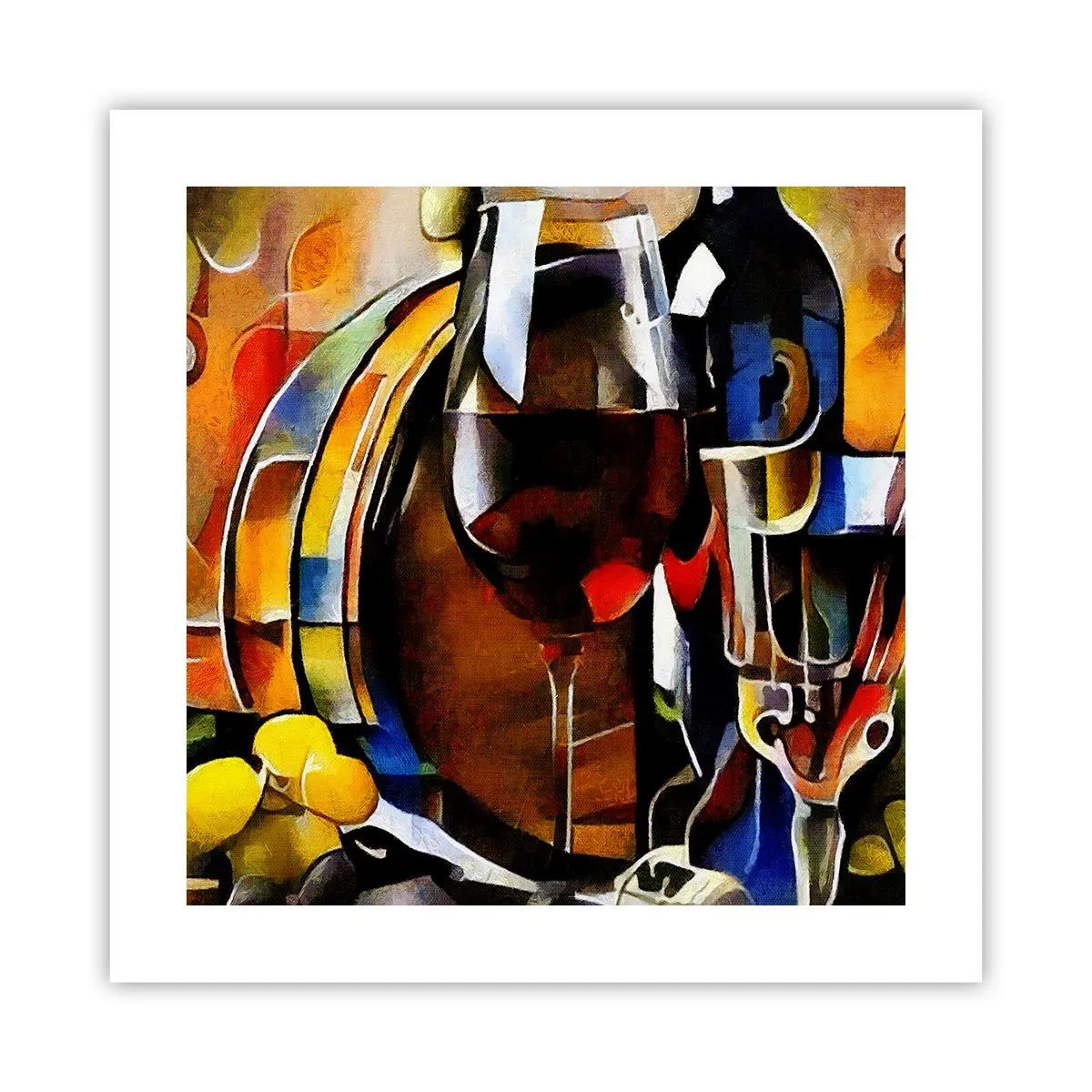 Poster - Și lumea devine mai colorată - 40x40 cm