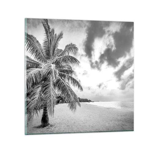 Tablou pe sticlă - Când tânjești după singurătate... - 60x60 cm