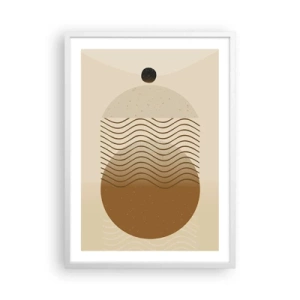 Poster în ramă albă - Despre originea figurilor geometrice - 50x70 cm