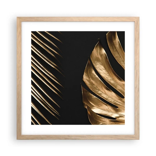 Poster în ramă de stejar deschis - Diferite și la fel de scumpe - 40x40 cm