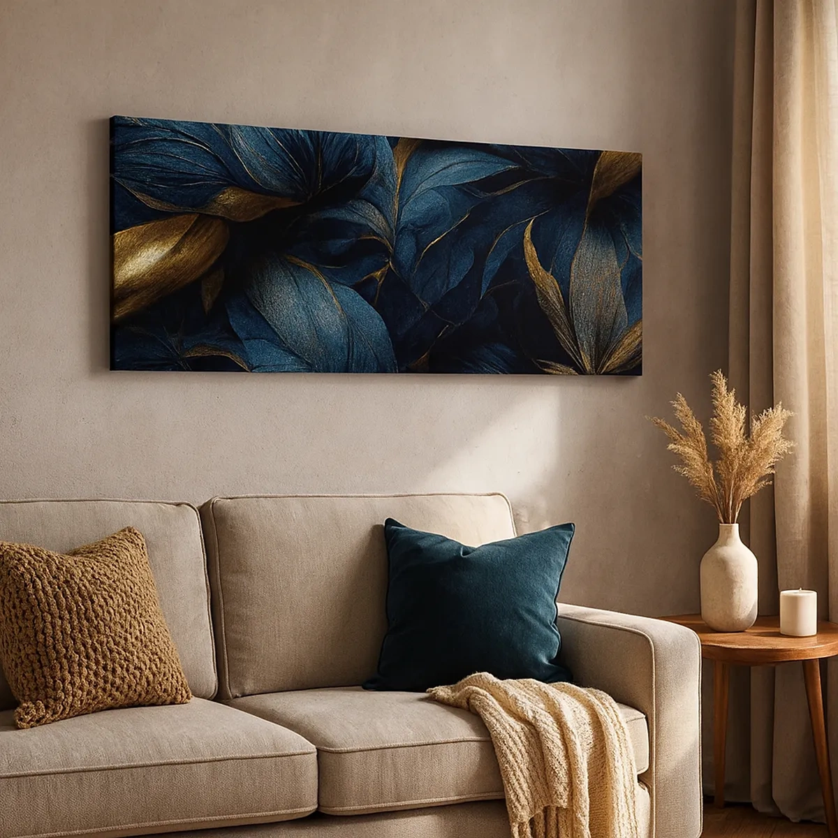 Tablou pe pânză - Căptușită cu aur - 30x30 cm