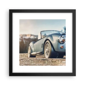 Poster în ramă neagră - Pentru că stilul contează - 30x30 cm
