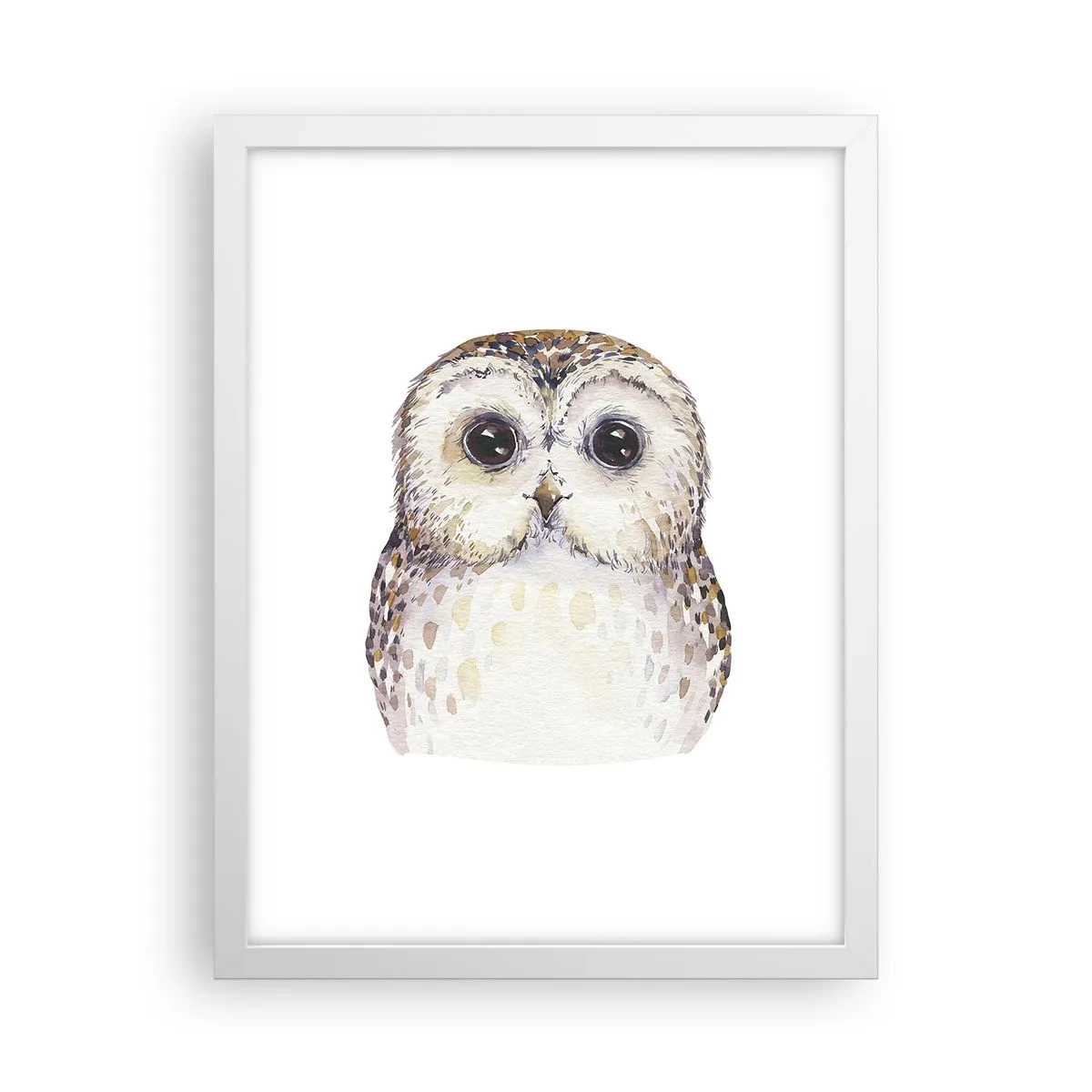 Poster în ramă albă - Uită-te în ochii mei - 30x40 cm