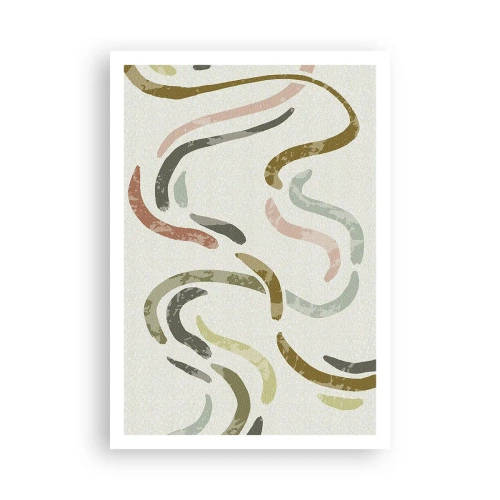 Poster - Dansul vesel al abstracției - 70x100 cm