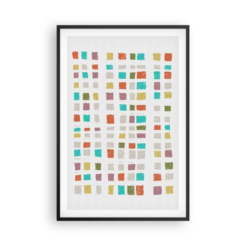 Poster în ramă neagră - Joc necunoscut - 61x91 cm