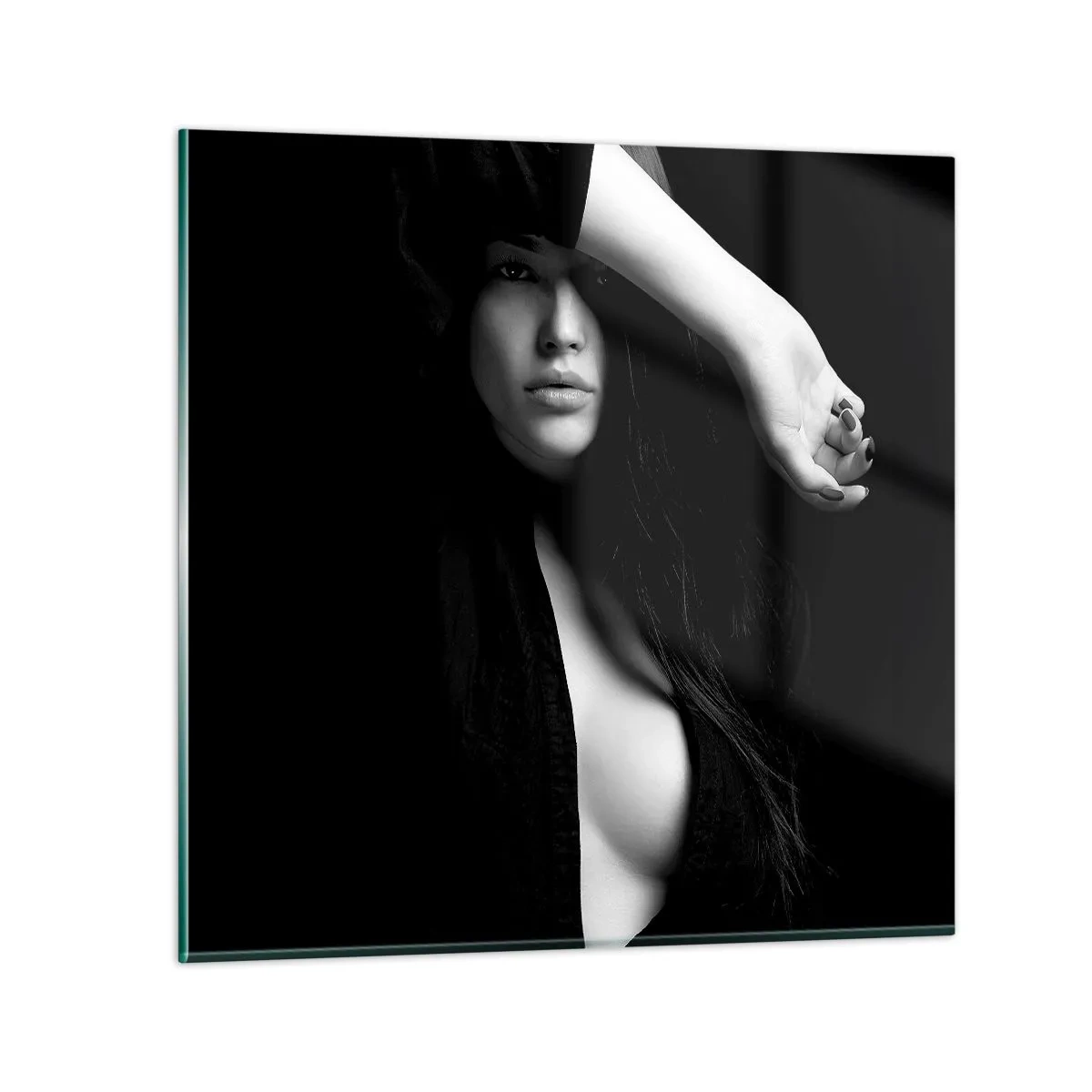 Tablou pe sticlă - Școala de seducție - 40x40 cm