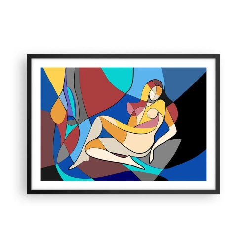 Poster în ramă neagră - Nudul cubist - 70x50 cm