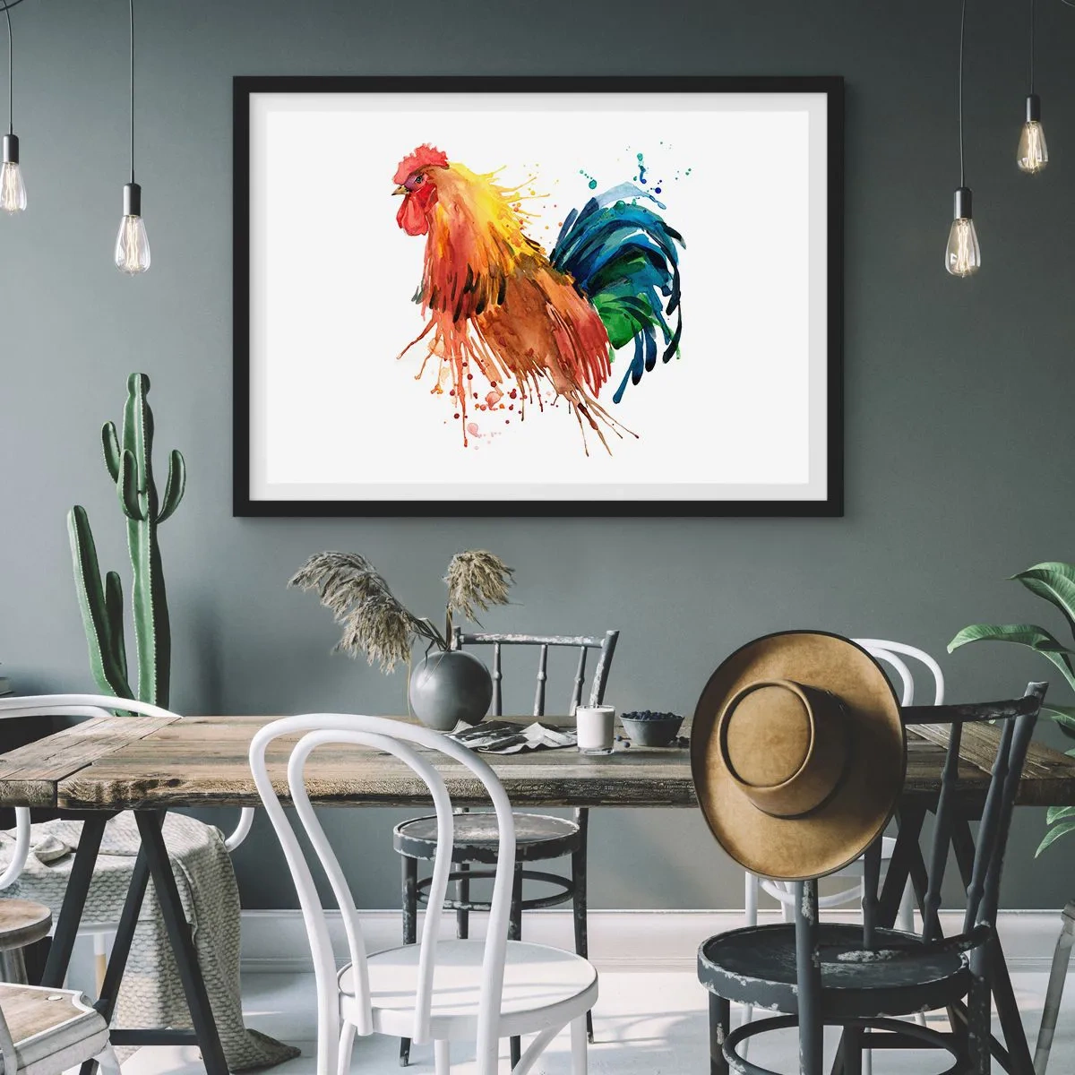 Poster în ramă neagră - Haina regală, mândria regală - 50x40 cm