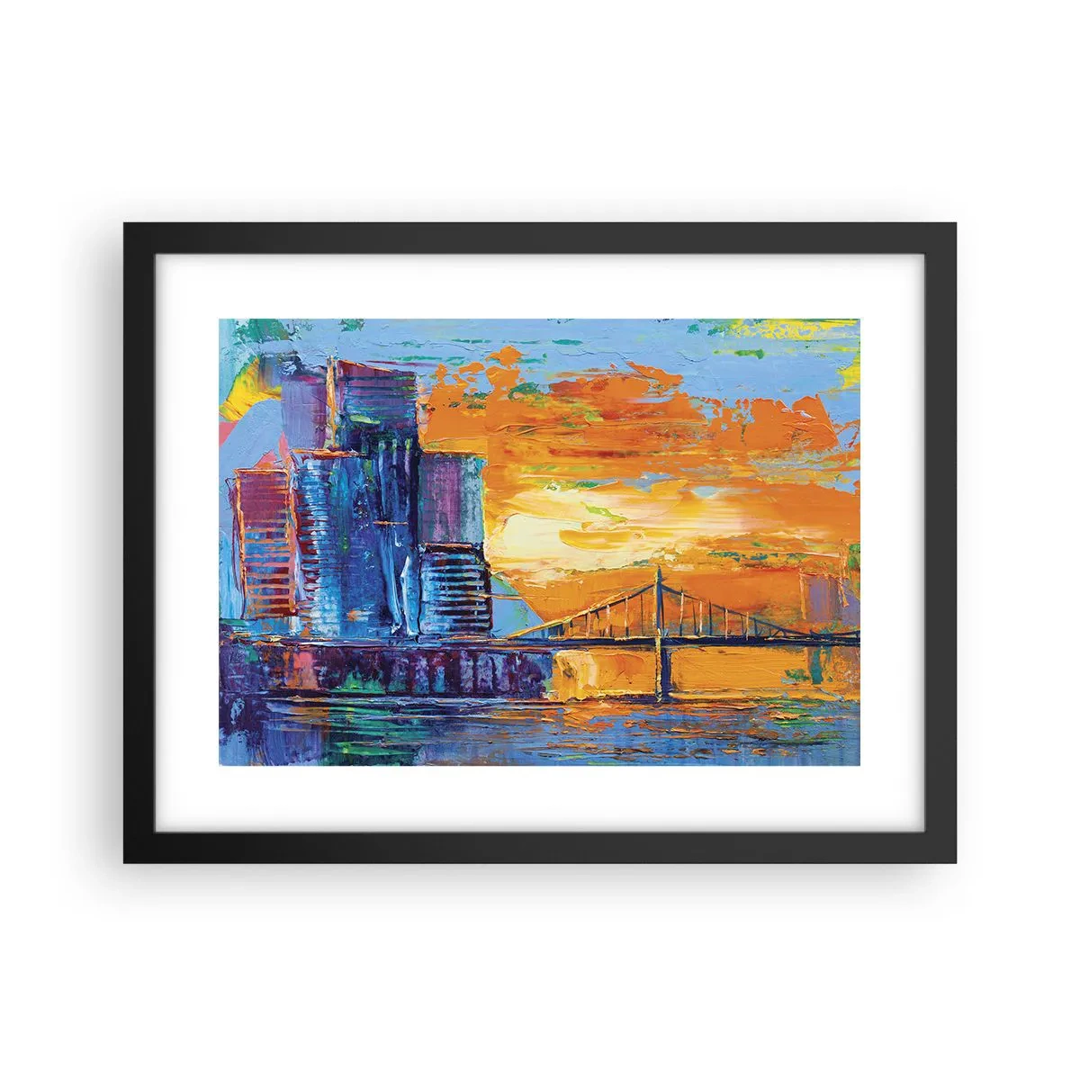 Poster în ramă neagră - Cultură și natură - 40x30 cm