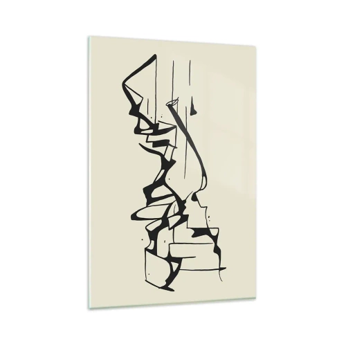 Tablou pe sticlă - Poate că peisajul - 80x120 cm