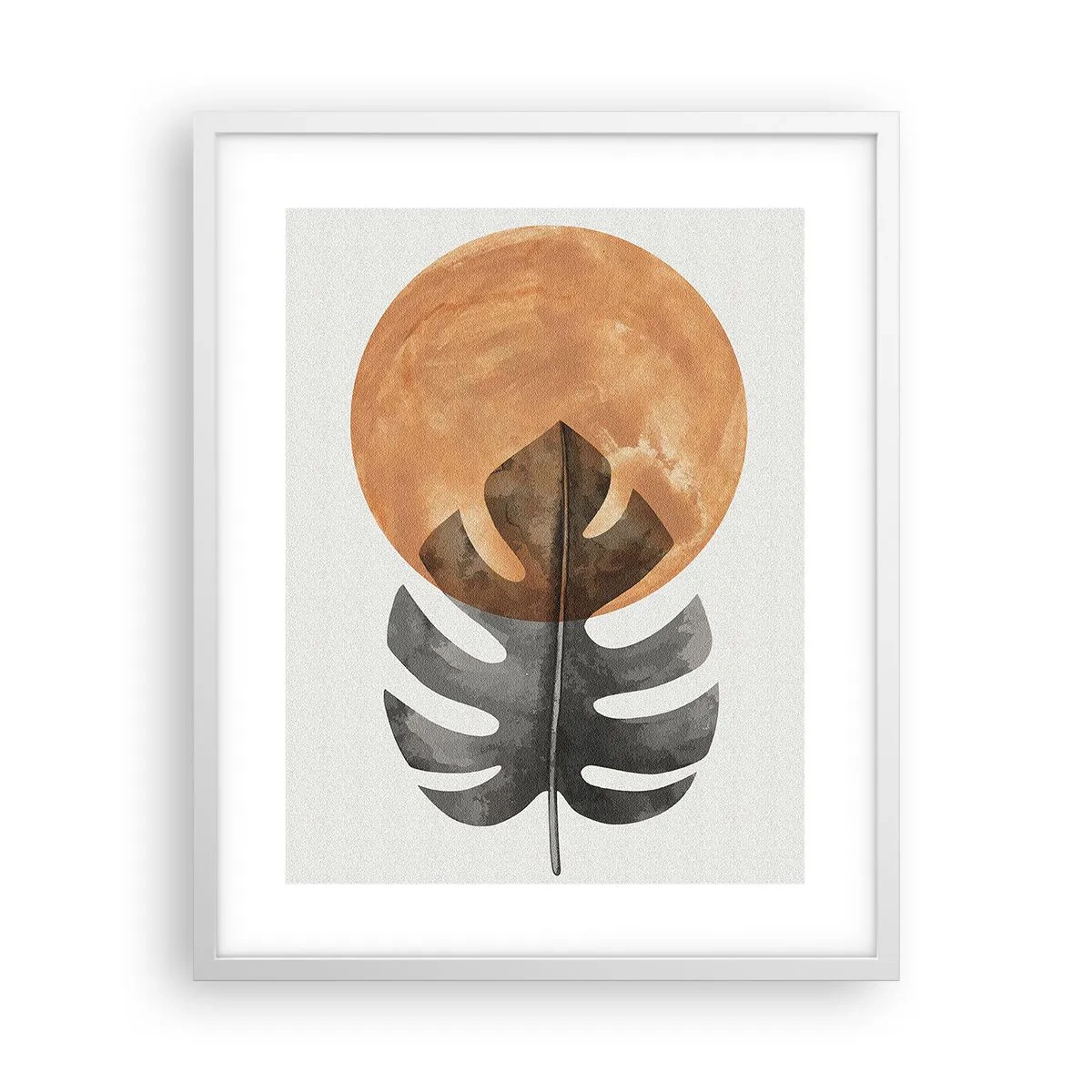 Poster în ramă albă - Doar soarele - 40x50 cm