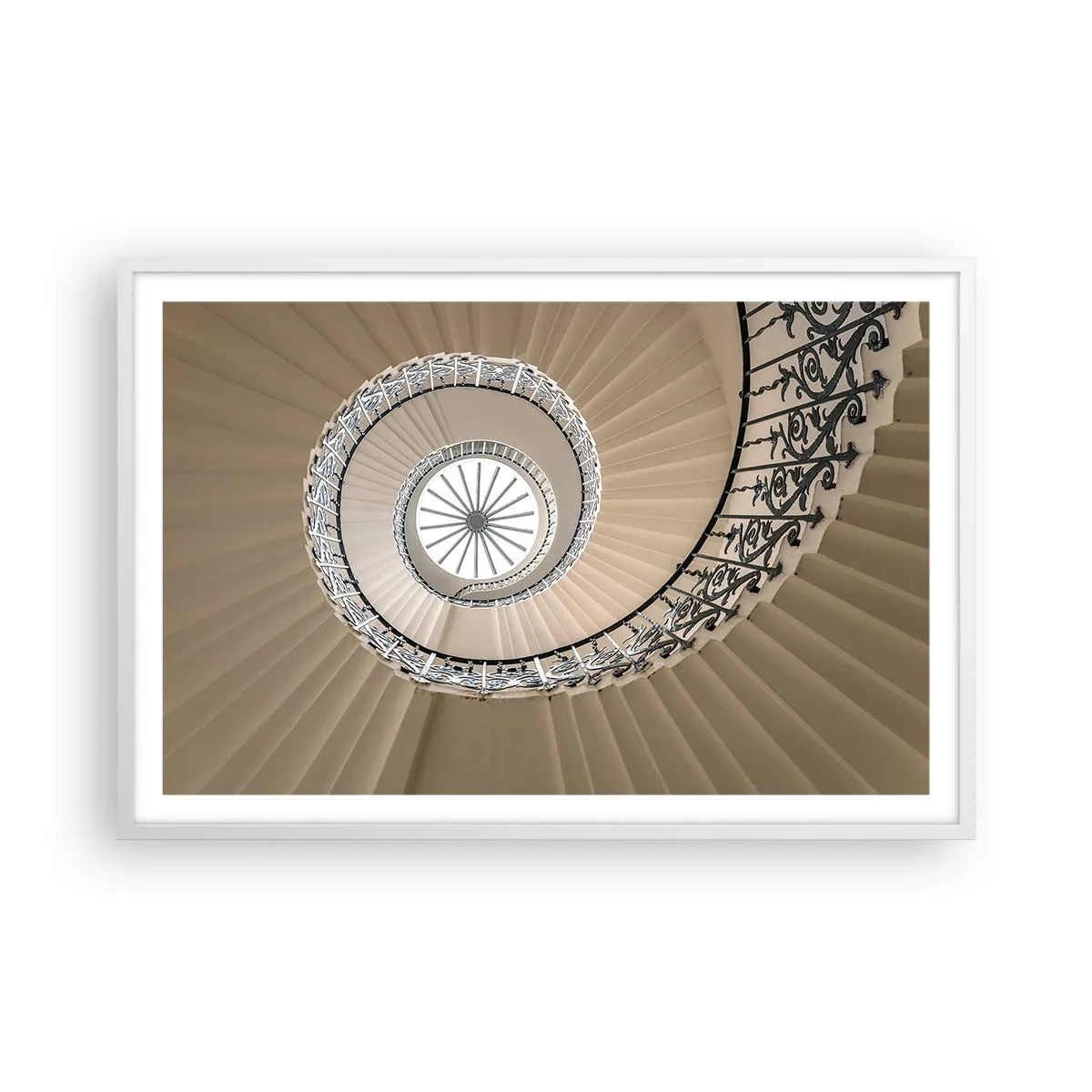 Poster în ramă albă - În interiorul cochiliei - 91x61 cm