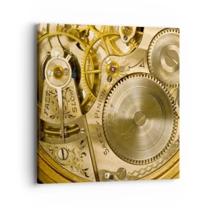 Tablou pe pânză - Fii în pas cu vremurile - 40x40 cm