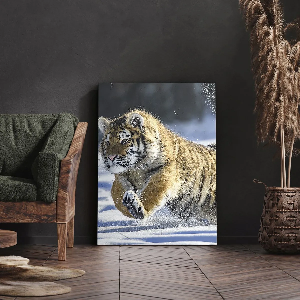 Tablou pe pânză - Zeu al taigalei siberiene - 50x70 cm