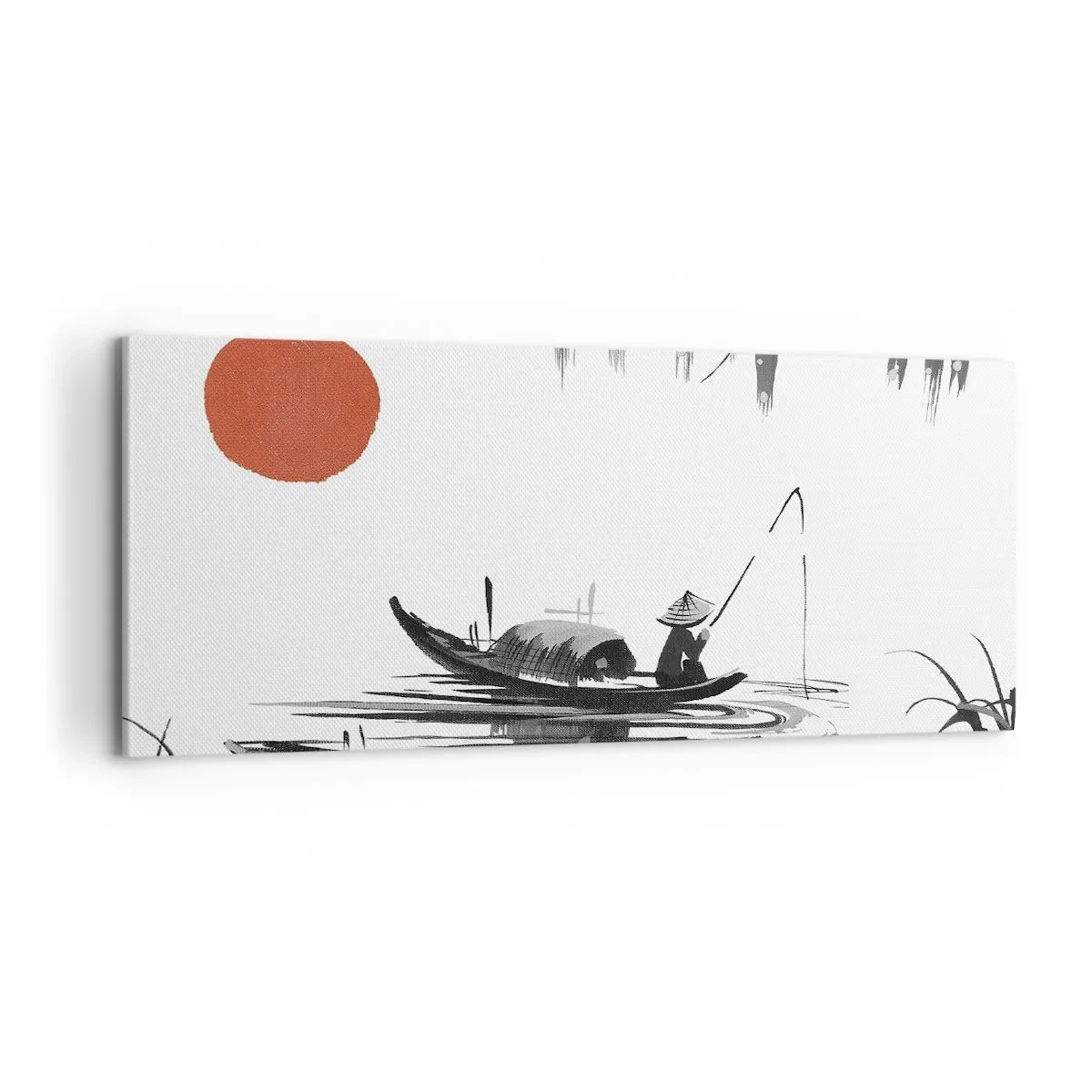 Tablou pe pânză - O după-amiază asiatică - 100x40 cm