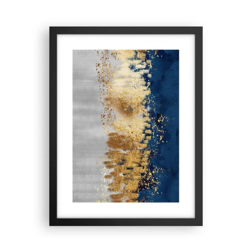 Poster în ramă neagră - Compoziție modernă cu bliț - 30x40 cm