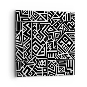 Tablou pe pânză - Compoziție precolumbiană - 70x70 cm