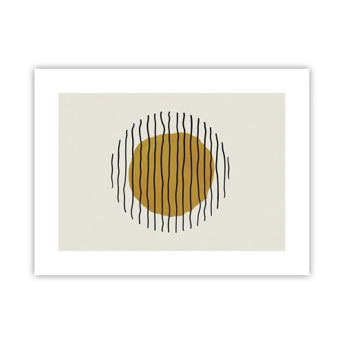 Poster - Abstracție tremurândă de căldură - 40x30 cm