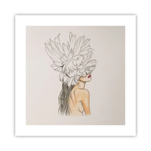 Poster - Frumusețe încoronată - 40x40 cm