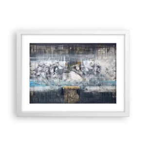 Poster în ramă albă - Ca pe gheață, ca pe asfalt - 40x30 cm
