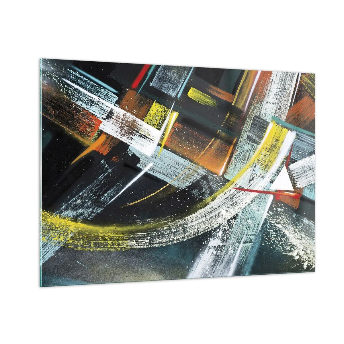 Tablou pe sticlă - Energia în mișcare - 100x70 cm