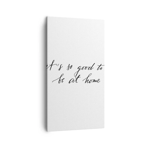 Tablou pe pânză - Cât de adevărat - 45x80 cm