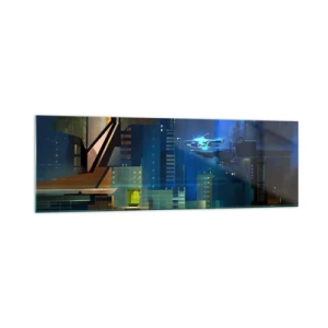 Tablou pe sticlă - În viitorul apropiat - 160x50 cm