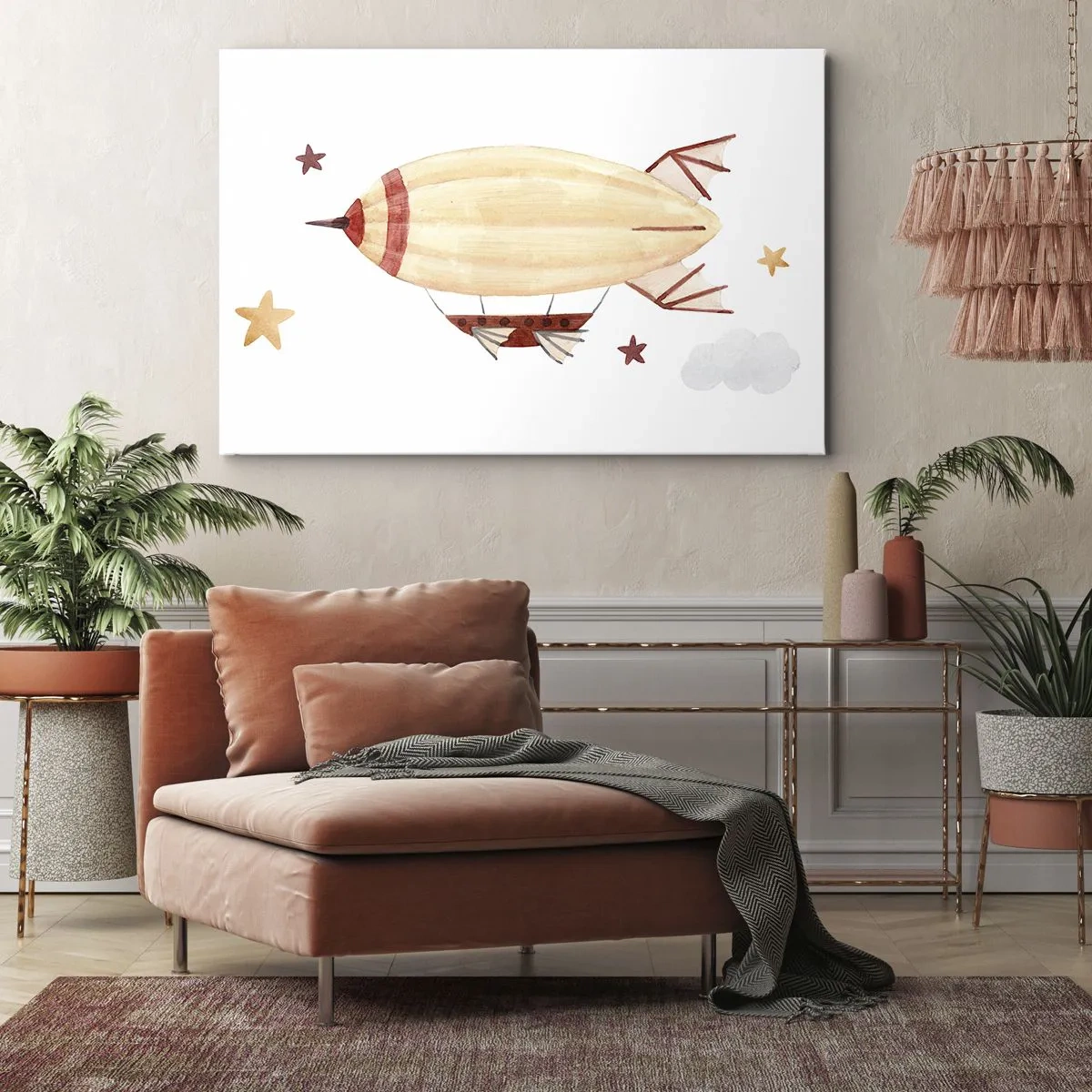 Tablou pe pânză - Aeronava - 120x80 cm