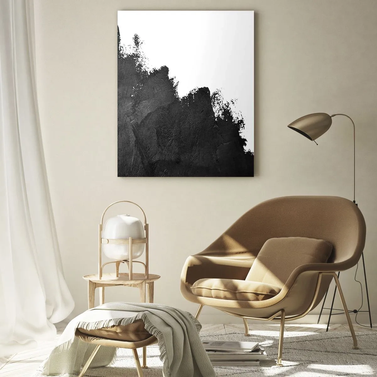 Tablou pe sticlă - Elemente: pământ - 50x70 cm