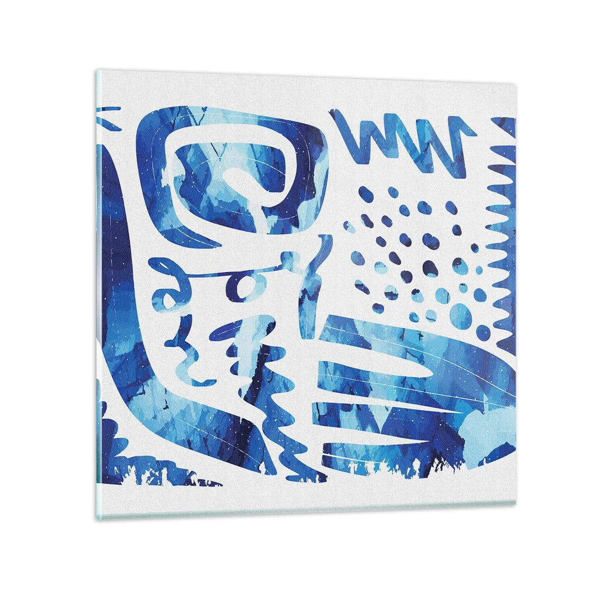 Tablou pe sticlă - Înapoi la rădăcini - 40x40 cm