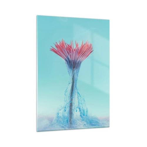 Tablou pe sticlă - Într-o unduire revigorantă - 50x70 cm