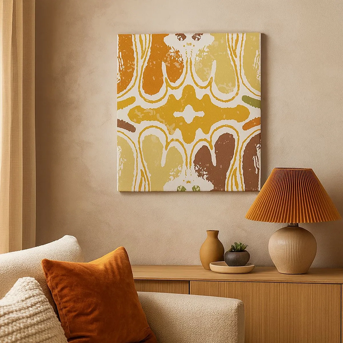 Tablou pe pânză - Abstracție sentimentală - 30x30 cm