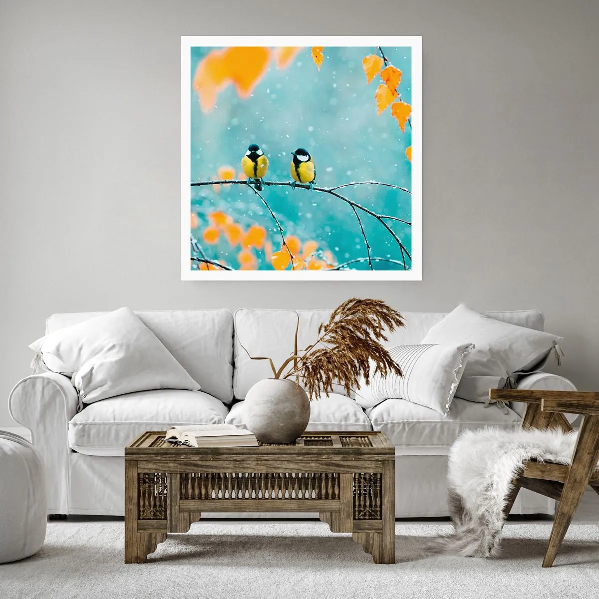 Poster - Bârfele păsărilor - 30x30 cm