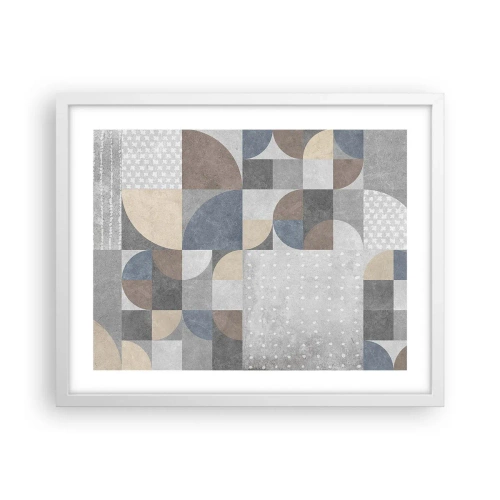 Poster în ramă albă - Fantezie ceramică - 50x40 cm