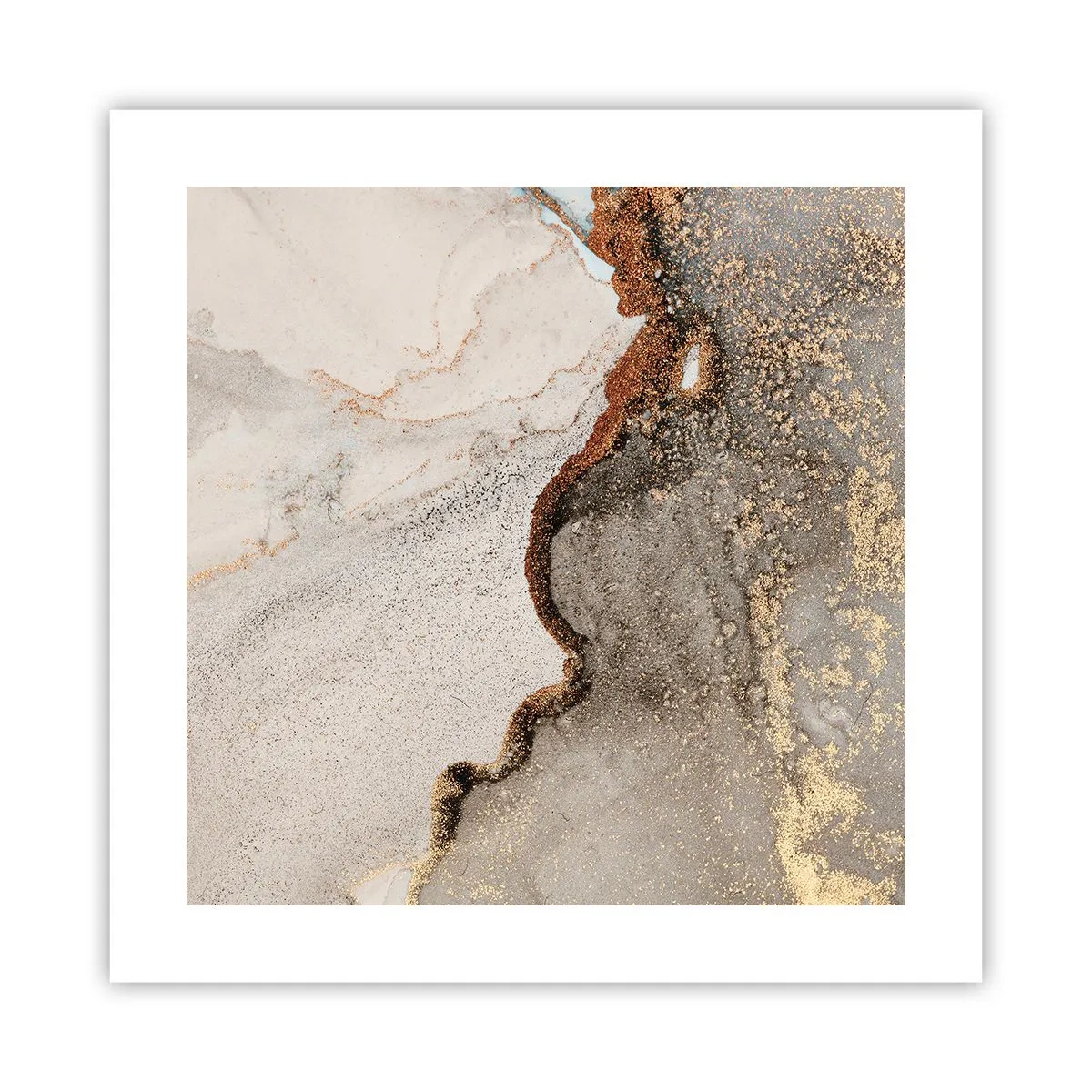 Poster - La granița culorilor - 40x40 cm