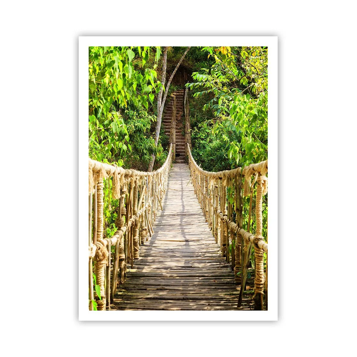 Poster - Suspendat în verde - 70x100 cm