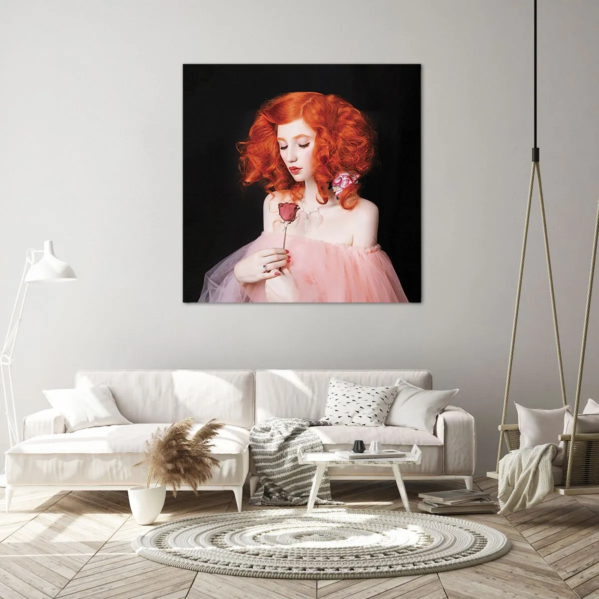 Tablou pe pânză - În stil baroc - 50x50 cm