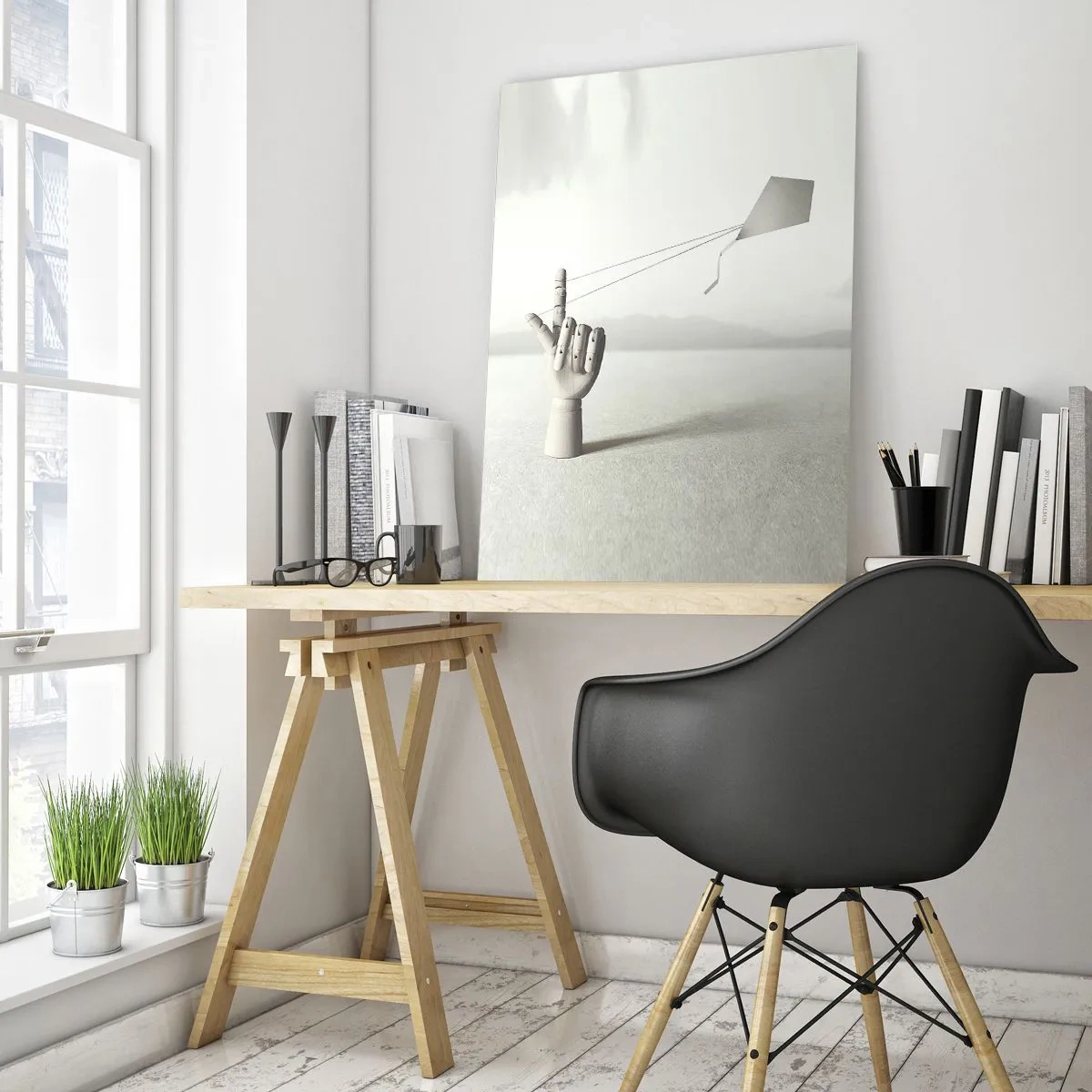 Tablou pe sticlă - Încercare de forță - 50x70 cm