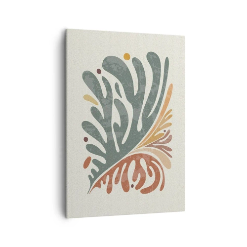 Tablou pe pânză - Frunză multicoloră - 50x70 cm