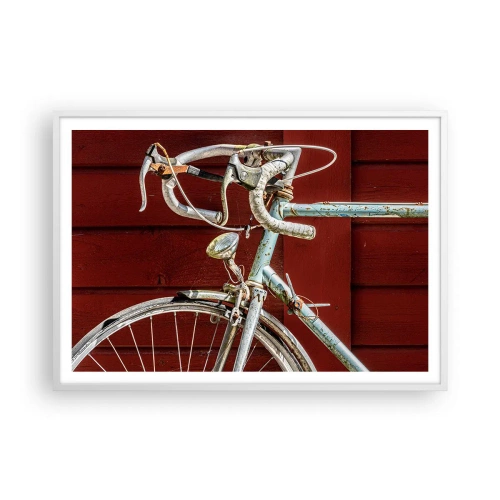 Poster în ramă albă - Creat pentru victorie - 100x70 cm
