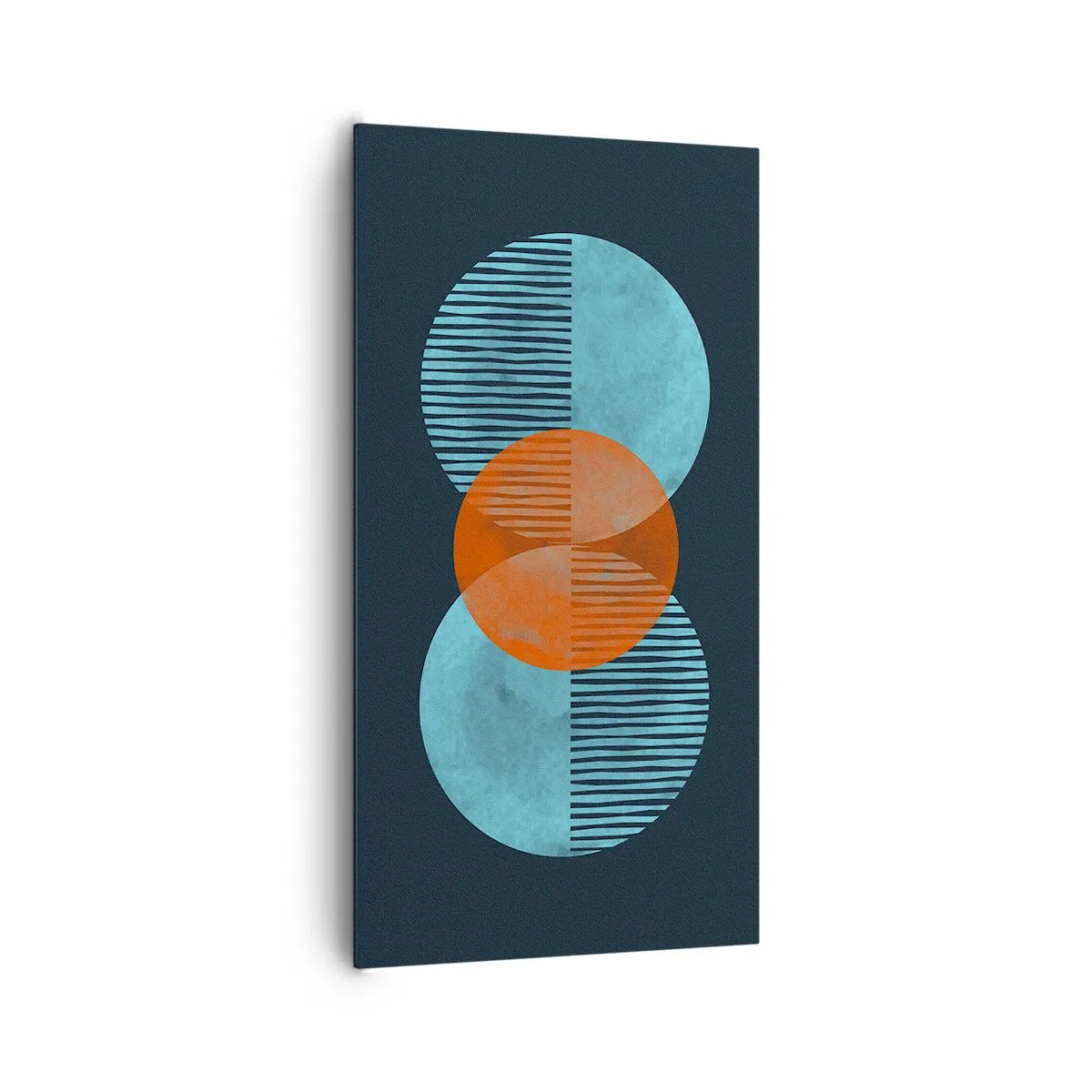 Tablou pe pânză - Compoziție simetrică - 65x120 cm