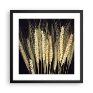 Poster în ramă neagră - Magie rustică - 40x40 cm