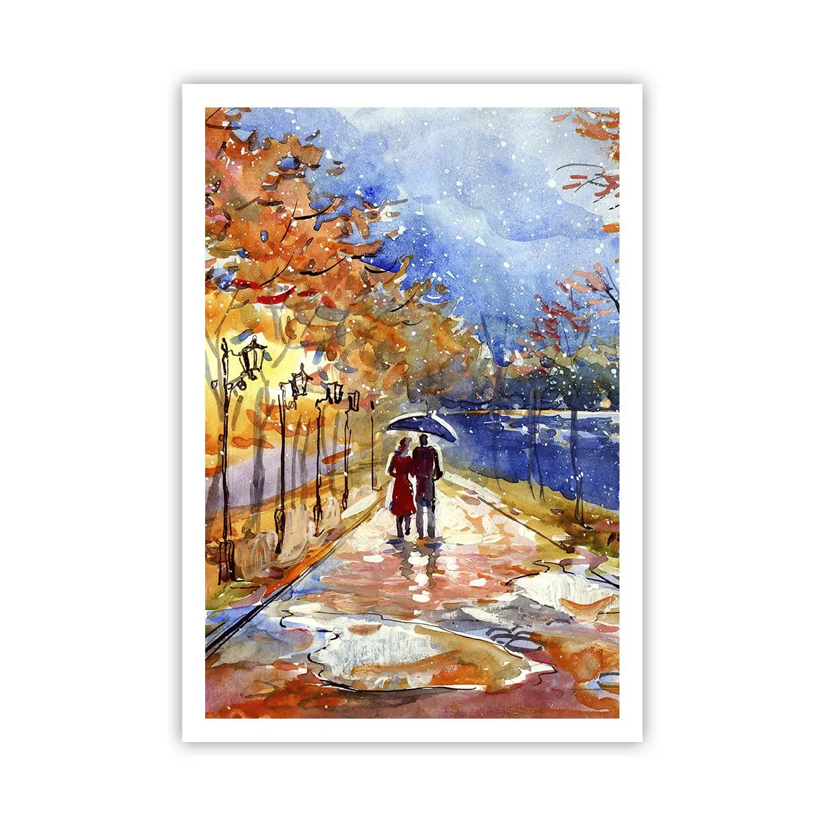 Poster - Împreună până la limita de timp - 70x100 cm