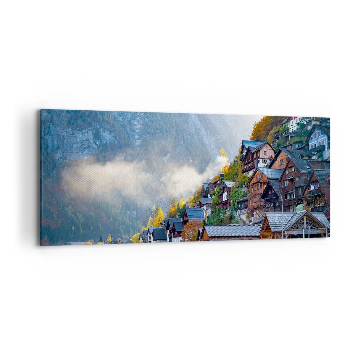Tablou pe pânză - Atmosferă alpină - 120x50 cm