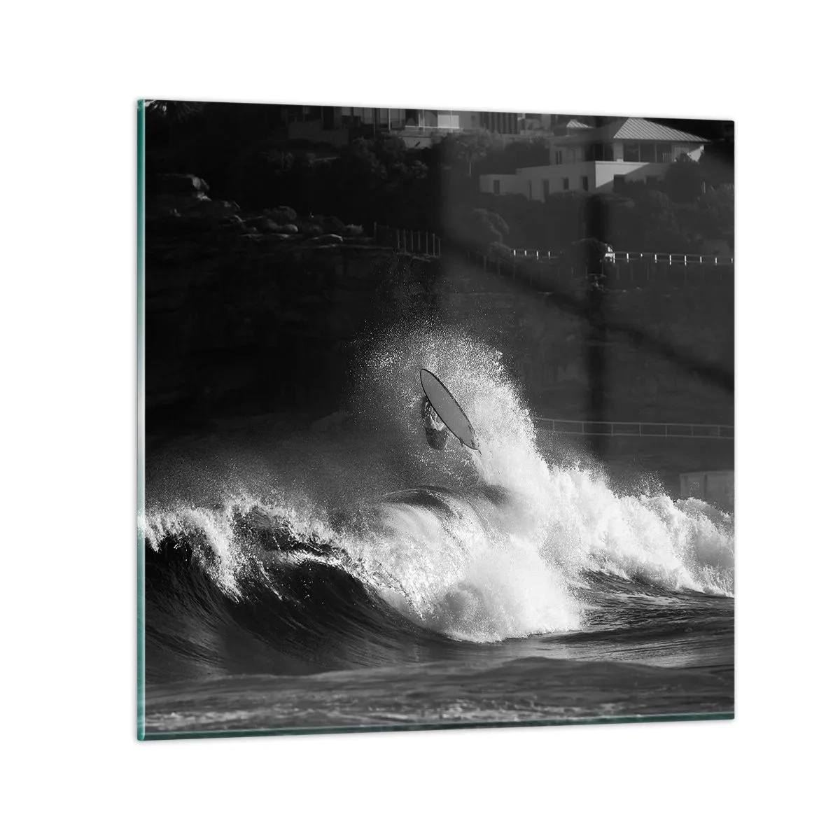 Tablou pe sticlă - Provocare acceptată! - 60x60 cm