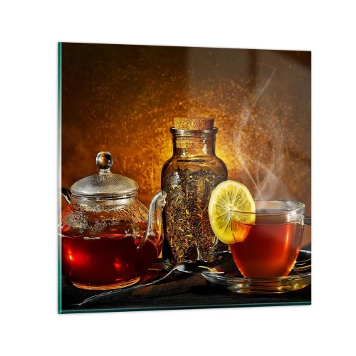 Tablou pe sticlă - În stilul maeștrilor olandezi - 30x30 cm