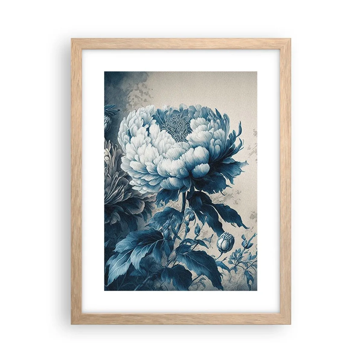Poster în ramă de stejar deschis - Pereche asortată - 30x40 cm