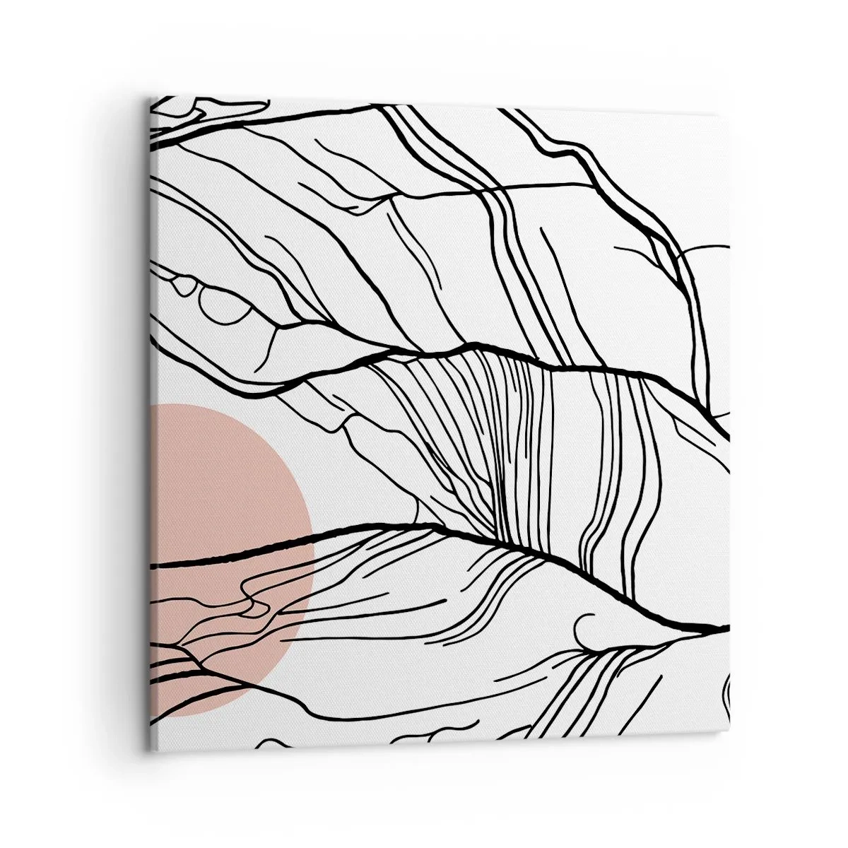 Tablou pe pânză - Într-o rețea de crengi - 50x50 cm